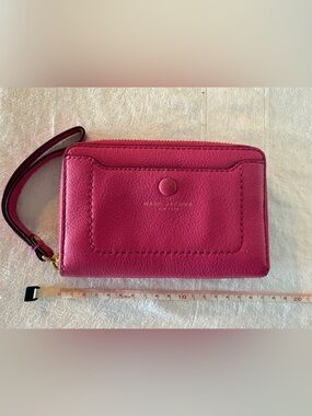 Marc Jacobs Pink Leather Wallet w/ Wristlet